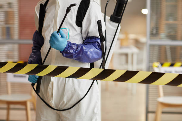 Professional Biohazard Cleanup technician working in Pahala, HI